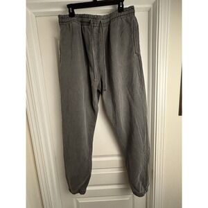 Talentless Sweatpants XXL Gray Heavyweight Fleece Joggers Drawstring